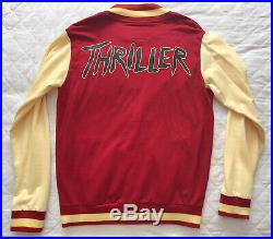 Michael Jackson This Is It With Tags Thriller Varsity Jacket New Official Rare