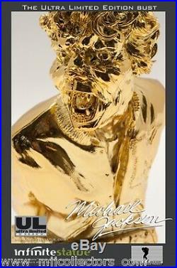 Michael Jackson Thriller 100% Authentic Ultra Limited Gold Bust #48/82 Rare