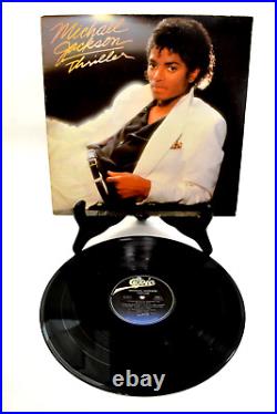 Michael Jackson Thriller 1982 Epic Records QE 38112 LP RARE Error Reverse Cover