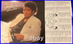 Michael Jackson Thriller 1982 First Press Misprint Vinyl Rare
