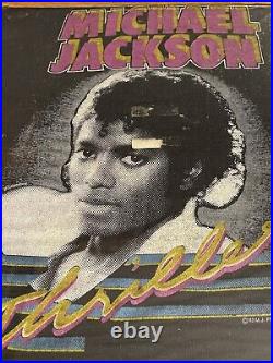 Michael Jackson Thriller Music Promo T Shirt Sealed Vintage Rare New Collectible