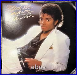 Michael Jackson Thriller Original Vinyl 1st Print 1982 Rare MJ missing on rear