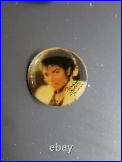 Michael Jackson Thriller Pin vintage Rare
