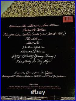 Michael Jackson Thriller RARE 1982 Vinyl LP Record Cover Misprint Error QE 38112