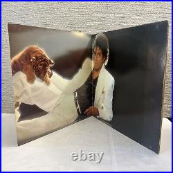 Michael Jackson Thriller RARE COVER ERROR LP Vinyl Record QE 38112 Epic 1982 EUC