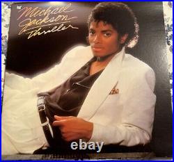 Michael Jackson Thriller (RARE ERROR ON BACK NO MJ) Vinyl QE38112 1st PRESS