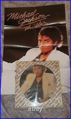 Michael Jackson Thriller Ultra Rare Picture Disc Vinyl 1991