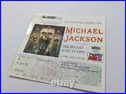 Michael Jackson Ticket Wembley 1992 Dangerous Tour London Rare