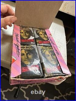 Michael Jackson Topps 1984 Wax box 36 Sealed Packs Series 1 Rare No X On Box Top