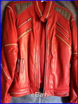 Michael Jackson Vintage Beat It Jacket from 1983 Ultra Rare Not signed