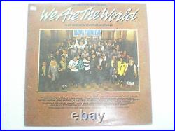 Michael Jackson We Are World Dan Aykroyd Stevie Wonder Rare Lp India 163 Vg+