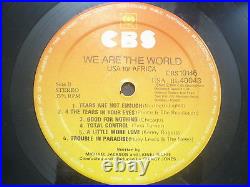 Michael Jackson We Are World Dan Aykroyd Stevie Wonder Rare Lp India 163 Vg+