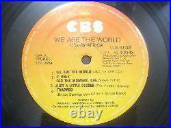 Michael Jackson We Are World Dan Aykroyd Stevie Wonder Rare Lp India 163 Vg+