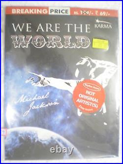 Michael Jackson We are the world cd 2011 cover version RARE INDIA HOLOGRAM NEW