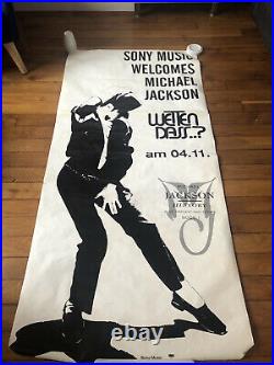 Michael Jackson Wetten Dass Promo Germany Poster Rare Collector