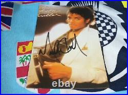 Michael Jackson hand signed autograph music photo very rare