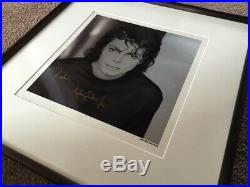 Michael Jackson limited lithograph Signed autograph very rare Man in the mirror