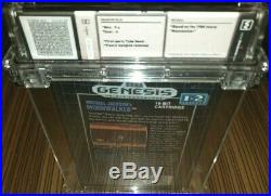 Michael Jackson's Moonwalker Sega Genesis Sealed Mint Gold WATA 9.4 A Super RARE