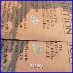 Michael Jackson this is it Ticket with hologram super rare memorial punch