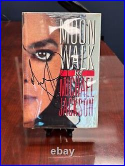 Moonwalk by Michael Jackson 1988, Hardcover 1st Edition Book Signed Twice RARE