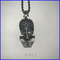 Nous Sommes Jewelry Michael Jackson Necklace Rare Metal Made In France Pendent