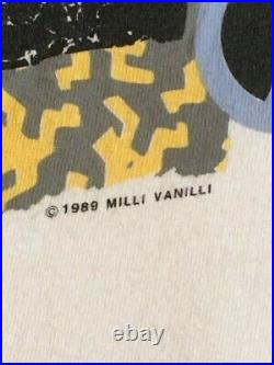 RARE AUTHENTIC Vintage 1989 Milli Vanilli Shirt Size XL Single Stitch MTV 80s