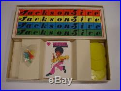 RARE. Gorgeous Michael Jackson 5 Five Board Action Game 1972. NM/complete w Box