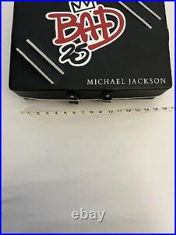 RARE Michael Jackson BAD 25 anniversary Brief case COLLECTORS Trunk Zipper