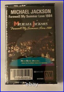 RARE Michael Jackson Farewell My Summer Love 1984 NOS Sealed Cassette Motown
