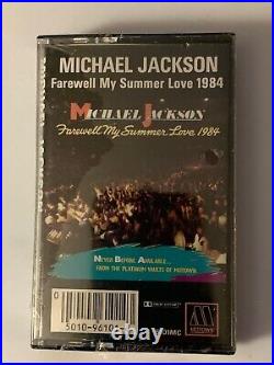 RARE Michael Jackson Farewell My Summer Love 1984 NOS Sealed Cassette Motown
