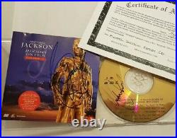 RARE Michael Jackson History Dual signed CD & cover with CoA