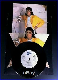 RARE! Michael Jackson Liberian Girl 7 Vinyl and Hanging Star Mobile Pack 1989