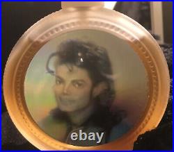 RARE! Michael Jackson MYSTIQUE Eau de Toilette Spray in MJ HOLOGRAM Bottle, Vtg