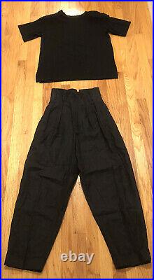 RARE Michael Jackson Owned and Worn Black Pants & Shirt with Documentation