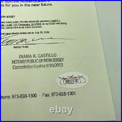 RARE Michael Jackson Single Signed Autographed National League Baseball JSA COA