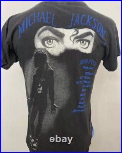 RARE! ? Michael Jackson T Shirt King Of Pop Dangerous World Tour 1992-Vintage M