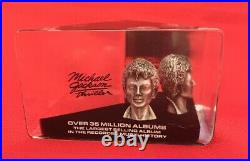 RARE Michael Jackson Thriller Lucite 3-D Award