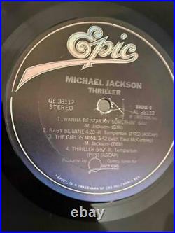 RARE Michael Jackson Thriller Vinyl Record-MIS-PRINTED Album-QE-38112