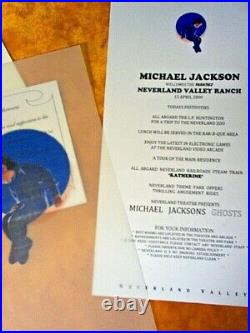 RARE NEVERLAND lot! 25 original items + Michael Jackson hand-signed autograph
