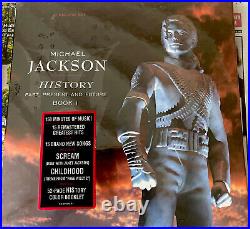 RARE SEALED Michael Jackson History Book 1 Past Present Remastered 3LP Box Set