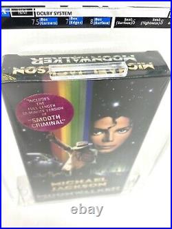 RARE VHS Michael Jackson MOONWALKER IGS 7.5 Box / 6 Seal