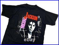 RARE Vintage 1988 Michael Jackson Bad Tour Shirt European Size L/XL