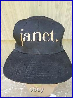 RARE! Vintage Janet Jackson 1993 Concert Tour Snapback Hat Michael Rhythm Nation