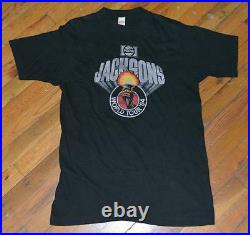 RaRe 1984 THE JACKSON 5 vtg michael five concert tour t-shirt (L) MINT 80s R&B