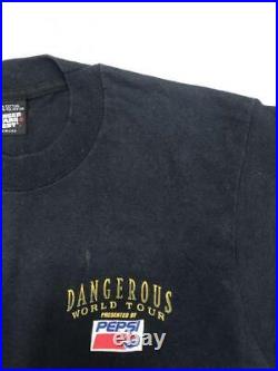 Rare 1990 Vintage Michael Jackson Dangerous World Tour T-Shirt