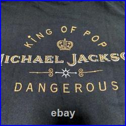 Rare 90s Michael Jackson Tour T shirt sizeL 1992 No. Mv1911