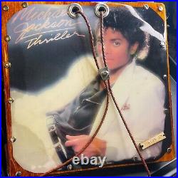 Rare Custom Handmade Michael Jackson Thriller Album Leather Strap Purse Handbag