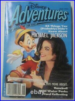 Rare Disney Adventures Magazine Michael Jackson June 1993