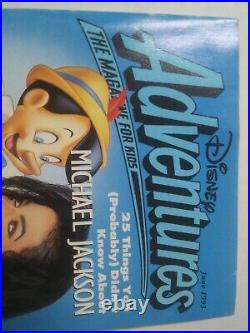 Rare Disney Adventures Magazine Michael Jackson June 1993