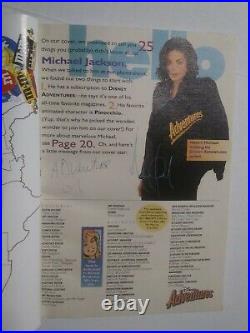 Rare Disney Adventures Magazine Michael Jackson June 1993